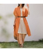【グリーンパークス/Green Parks】の半袖シアーシャツワンピース Orange|ID: prp329100004548164 ipo3291000000032575225