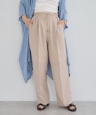 【グリーンパークス/Green Parks】の麻調合繊イージーパンツ Light Beige|ID: prp329100004548174 ipo3291000000032341261