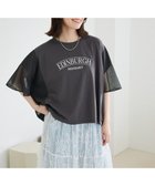 【グリーンパークス/Green Parks】の袖メッシュドッキングロゴプルオーバー Charcoal Gray|ID: prp329100004548182 ipo3291000000032334086