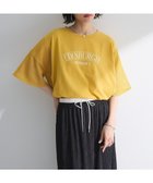 【グリーンパークス/Green Parks】の袖メッシュドッキングロゴプルオーバー Mustard|ID: prp329100004548182 ipo3291000000032334088