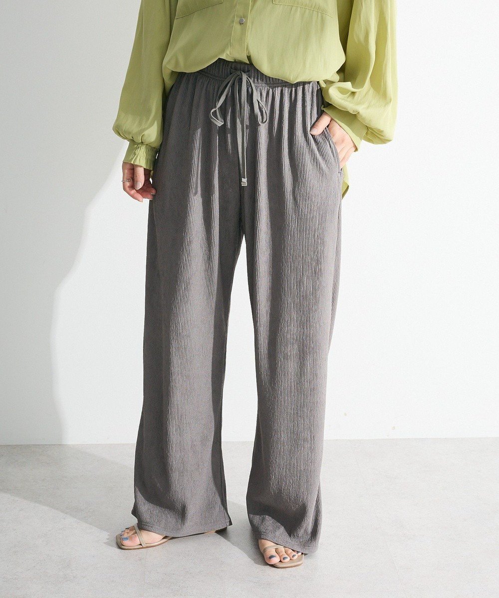 【グリーンパークス/Green Parks】のウエーブジャガードイージーパンツ 人気、トレンドファッション・服の通販 founy(ファニー) 　ファッション　Fashion　レディースファッション　Ladies' Fashion Online　パンツ　Pants　おすすめ　Recommend　ポケット　Pocket　リゾート　Resort　ワイド　Wide　吸水　Water Absorption　A/W・秋冬　Aw・Autumn/Winter・Fw・Fall-Winter　 other-1|ID: prp329100004548188 ipo3291000000032580203