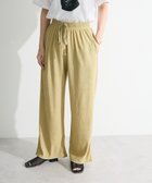 【グリーンパークス/Green Parks】のウエーブジャガードイージーパンツ Light Yellow|ID: prp329100004548188 ipo3291000000032580207