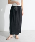 【グリーンパークス/Green Parks】のダブルウエストレイヤードイージーナロースカート Charcoal Gray|ID: prp329100004548197 ipo3291000000032341276