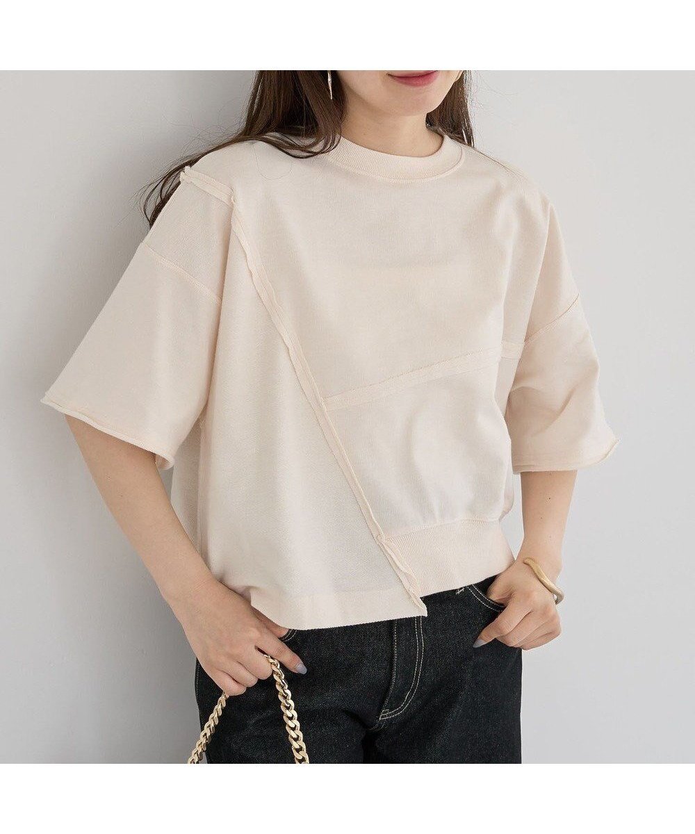【グリーンパークス/Green Parks】の・ELENCARE DUE キリカエウラケプルオーバー 人気、トレンドファッション・服の通販 founy(ファニー) 　ファッション　Fashion　レディースファッション　Fashion for Women　トップス・カットソー　Cut & Sew Tops　レディースパーカー・カジュアルフーディー　Casual Hoodies & Sweatshirts　カジュアルプルオーバー・ニットトップス　Pullovers & Knit Tops / Casual Pullovers　スウェット・クルーネックトップス　Sweatshirts & Crewnecks / Relaxed Fit Sweat Tops　おすすめ　Recommended / Our Picks　アシンメトリー　Asymmetrical Style　シンプル　Simple, Minimal　スウェット / スエット　Sweatshirt, Sweatwear　ポケット　Pocket, Pocket Detail　夏　Summer　春　Spring　S/S・春夏　SS, Spring/Summer, Warm Season　 other-1|ID: prp329100004548206 ipo3291000000032583702