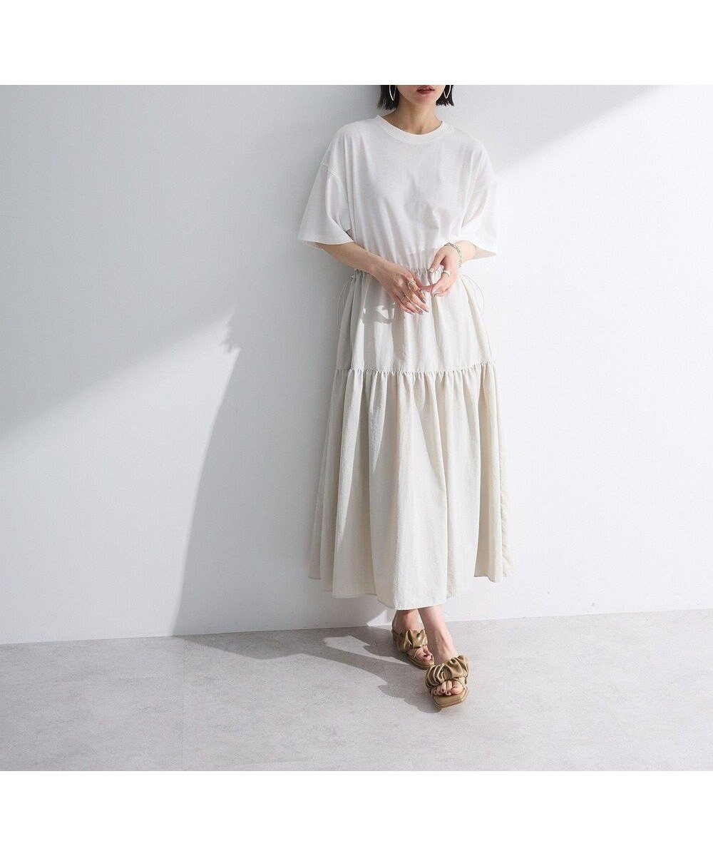 【グリーンパークス/Green Parks】の・ELENCARE DUE ドッキングTEEワンピー 人気、トレンドファッション・服の通販 founy(ファニー) 　ファッション　Fashion　レディースファッション　Fashion for Women　ワンピース　Dresses　ティアードスカート　Tiered Skirt, Flounced Skirt　ドッキング　Docking, Mixed Material　ポケット　Pocket, Pocket Detail　夏　Summer　春　Spring　S/S・春夏　SS, Spring/Summer, Warm Season　 other-1|ID: prp329100004548209 ipo3291000000032141814