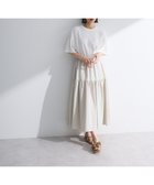 【グリーンパークス/Green Parks】の・ELENCARE DUE ドッキングTEEワンピー 人気、トレンドファッション・服の通販 founy(ファニー) ファッション Fashion レディースファッション Fashion for Women ワンピース Dresses ティアードスカート Tiered Skirt, Flounced Skirt ドッキング Docking, Mixed Material ポケット Pocket, Pocket Detail 夏 Summer 春 Spring S/S・春夏 SS, Spring/Summer, Warm Season thumbnail Off White|ID: prp329100004548209 ipo3291000000033918846