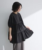 【グリーンパークス/Green Parks】の・ELENCARE DUE ティアードチュニック Black|ID: prp329100004548212 ipo3291000000032141839