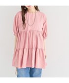 【グリーンパークス/Green Parks】の・ELENCARE DUE ティアードチュニック Pink|ID: prp329100004548212 ipo3291000000032429505