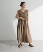 【グリーンパークス/Green Parks】の・ELENCARE DUE ドロストティアードワンピ Dark Beige|ID: prp329100004548215 ipo3291000000032141853