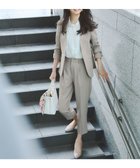 【エニィ スィス/any SiS】の【UVカット / 接触冷感 / 吸水速乾】スマートビューティストレッチ テーパード パンツ グレージュ|ID: prp329100004548336 ipo3291000000032676279