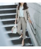 【エニィ スィス/any SiS】の【UVカット / 接触冷感 / 吸水速乾】スマートビューティストレッチ テーパード パンツ グレージュ|ID: prp329100004548336 ipo3291000000034473987