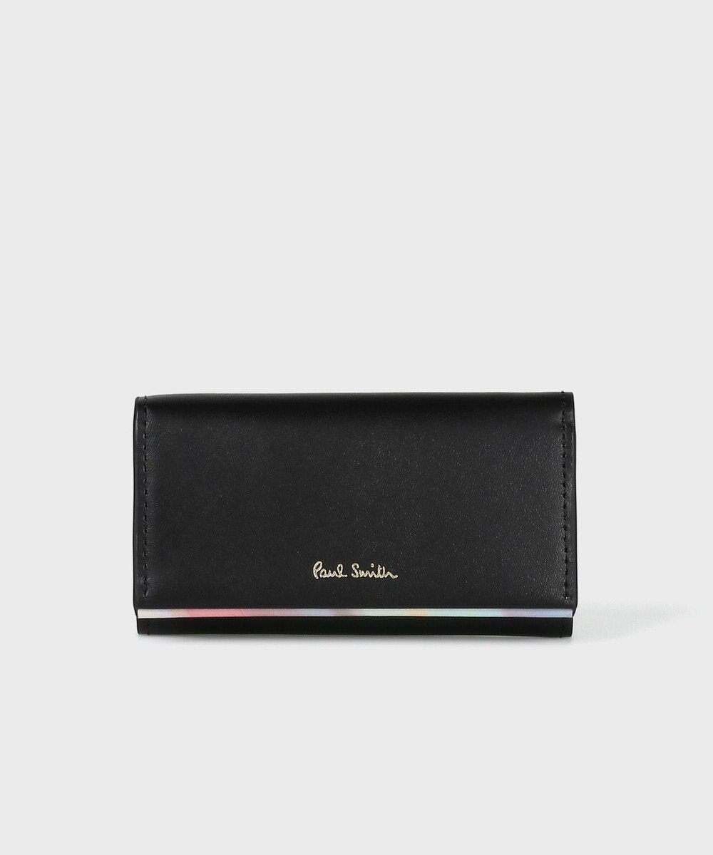 【ポール スミス/Paul Smith】のスプレースワールトリム キーケース インテリア・キッズ・メンズ・レディースファッション・服の通販 founy(ファニー) 　ファッション　Fashion　レディースファッション　Fashion for Women　ミニ財布・二つ折り財布　Wallets & Card Cases　アクセサリー　Fashion Accessories　財布　Wallet, Purse　プリント　Print, Printed Pattern　ポケット　Pocket, Pocket Detail　ブラック|ID: prp329100004548345 ipo3291000000033250086