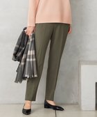 【自由区/JIYU-KU】の【撥水加工・洗える】TRギャバ裏起毛テーパード パンツ ダークカーキ|ID: prp329100004548368 ipo3291000000033659987