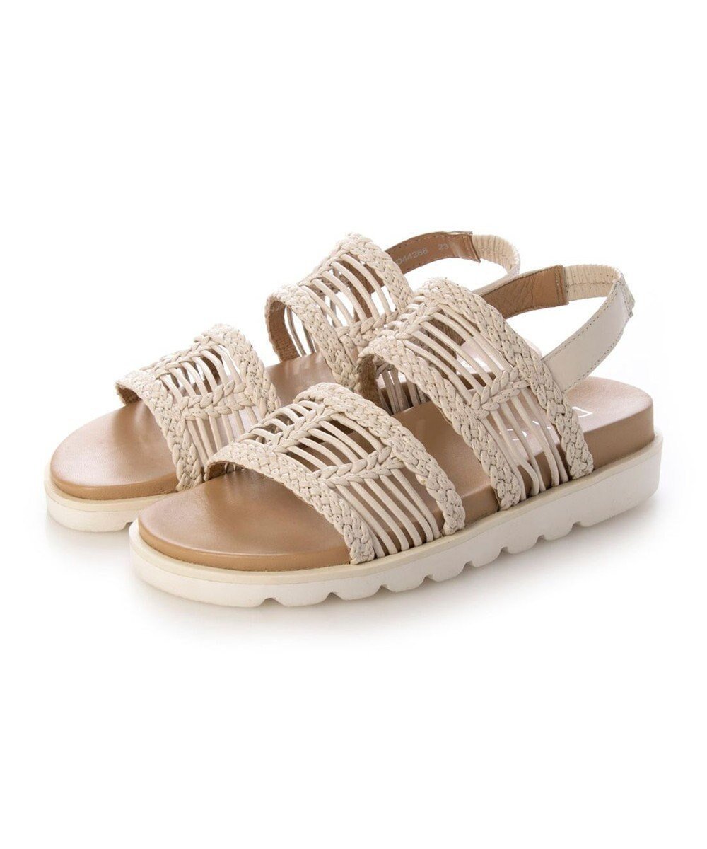 【モード エ ジャコモ/MODE ET JACOMO】のD ICI フットベッドメッシュサンダル インテリア・キッズ・メンズ・レディースファッション・服の通販 founy(ファニー) 　ファッション　Fashion　レディースファッション　Ladies' Fashion Online　春　Spring　クッション　Cushion　軽量　Lightweight　サンダル　Sandals　シューズ　Shoes　シンプル　Simple　デニム　Denim　フェミニン　Feminine　フォルム　Form　フラット　Flat　メッシュ　Mesh　S/S・春夏　Ss・Spring/Summer　夏　Summer　旅行　Travel　エレガント 上品　Elegant　アイボリー|ID: prp329100004548424 ipo3291000000032490863
