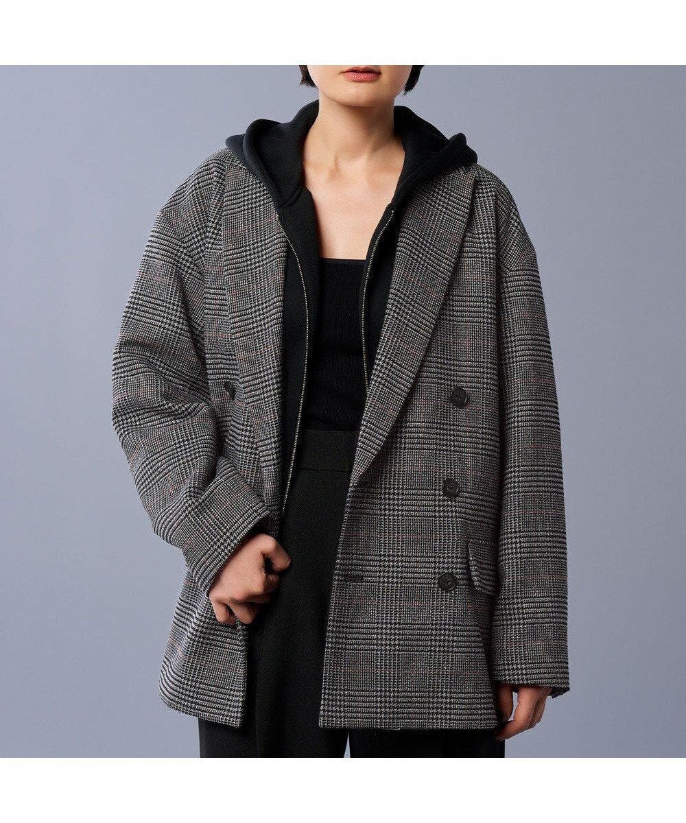 【アンクレイヴ/uncrave】の【手洗い可】ウォッシャブル ツイード ジャコット(uncrave STANDARD) インテリア・キッズ・メンズ・レディースファッション・服の通販 founy(ファニー) 　ファッション　Fashion　レディースファッション　Ladies' Fashion Online　アウター　Coat Outerwear　ジャケット　Jackets　ウォッシャブル　Washable　ジャケット　Jacket　ツイード　Tweed　マニッシュ　Mannish　ロング　Long　A/W・秋冬　Aw・Autumn/Winter・Fw・Fall-Winter　防寒　Cold Protection　雑誌　Magazine　ブラックチェック|ID: prp329100004548488 ipo3291000000032647542