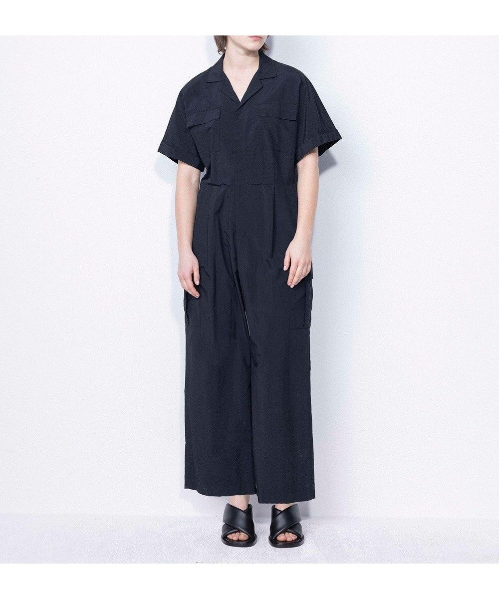 【ネイヴ/NAVE】の【ReNAVE・洗える/撥水加工/接触冷感/UVケア/】ナイロンタスラン オールインワン インテリア・キッズ・メンズ・レディースファッション・服の通販 founy(ファニー)  ファッション Fashion レディースファッション Fashion for Women ワンピース Dresses オールインワン・ワンピース Dresses and Jumpsuits サロペット&オールインワン Dungarees & Jumpsuit Styles 春 Spring 洗える Machine Washable カーゴパンツ Cargo Pants, Utility Pants セットアップ Set-Up, Coordinated Outfit バランス Balance, Style Balance ポケット Pocket, Pocket Detail ワイド Wide, Wide Fit S/S・春夏 SS, Spring/Summer, Warm Season 夏 Summer ブラック系|ID: prp329100004548544 ipo3291000000034398358