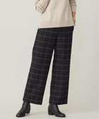 【ジェイ プレス/J.PRESS】の【洗える】チェルビックチェック セミワイド パンツ ネイビーチェック系3|ID: prp329100004548573 ipo3291000000032710108