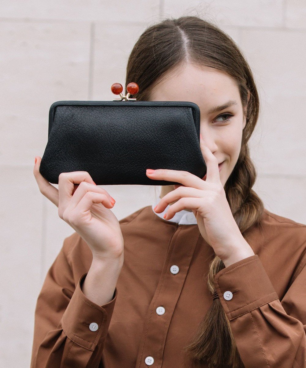【アンビリオン/UNBILLION】のperche アクリル玉がま口長財布 人気、トレンドファッション・服の通販 founy(ファニー) 　ファッション　Fashion　レディースファッション　Fashion for Women　ミニ財布・二つ折り財布　Wallets & Card Cases　アクリル　Acrylic Material　財布　Wallet, Purse　 other-1|ID: prp329100004548602 ipo3291000000033476520