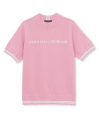 【ゼロハリバートン/ZERO HALLIBURTON】のZHG-W1b モックネックニットTシャツ 82672 ZERO HALLIBURTON ゼロハリバートン レディースゴルフ ティーシャツ ピンク|ID: prp329100004548756 ipo3291000000033583850