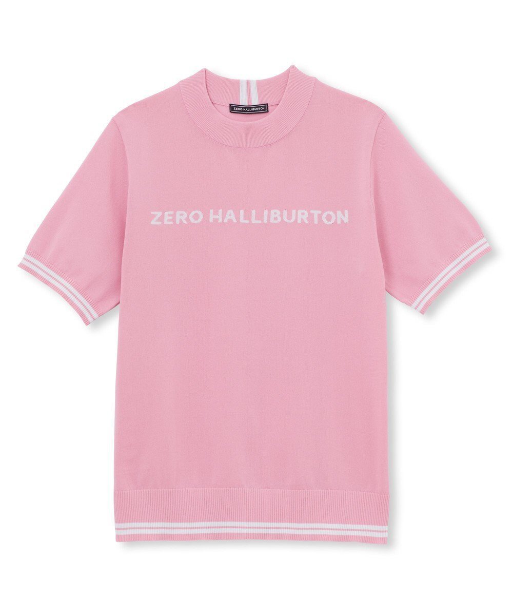【ゼロハリバートン/ZERO HALLIBURTON】のZHG-W1b モックネックニットTシャツ 82672 ZERO HALLIBURTON ゼロハリバートン レディースゴルフ ティーシャツ インテリア・キッズ・メンズ・レディースファッション・服の通販 founy(ファニー) 　ファッション　Fashion　レディースファッション　Fashion for Women　トップス・カットソー　Cut & Sew Tops　ニット　Knit Tops & Sweaters　シャツ・ブラウス・オフィスカジュアル　Elegant Blouses & Button-Ups　ロングTシャツ・Tシャツ　Longline T-Shirts & Tees　カットソー・ベーシックTシャツ　Cut-and-Sewn Tops / Stretch Tees & Basics　カットソー　Cut and Sewn Top　ゴルフ　Golf　夏　Summer　春　Spring　S/S・春夏　SS, Spring/Summer, Warm Season　A/W・秋冬　Autumn/Winter　軽量　Lightweight, Ultra Light　ピンク|ID: prp329100004548756 ipo3291000000033583850