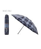 【ムーンバット/MOONBAT】の【Begin12月号掲載/大きめ】マッキントッシュ フィロソフィー 折りたたみ傘 Barbrella 超軽量 約140g チェック 60cm UV ネイビーブルー|ID: prp329100004548869 ipo3291000000032719725