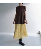 【アンフィーロ 自由区/UNFILO】のフラワーオパールスカート イエロー|ID: prp329100004548889 ipo3291000000035429383