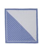 【ムーンバット/MOONBAT】の【洗える/日本製】MACKINTOSH PHILOSOPHY チェックロゴ コットンスカーフ 65cm×65cm スカイブルー|ID: prp329100004548908 ipo3291000000032148606