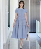 【ティアクラッセ/Tiaclasse】の【洗える】 ティアードシャツワンピース ブルー|ID: prp329100004548933 ipo3291000000032558940
