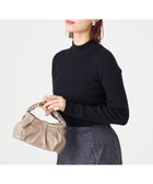 【ラ バガジェリー/LA BAGAGERIE】のシープレザー ギャザーミニマムバッグ グレージュ|ID: prp329100004548972 ipo3291000000033667734