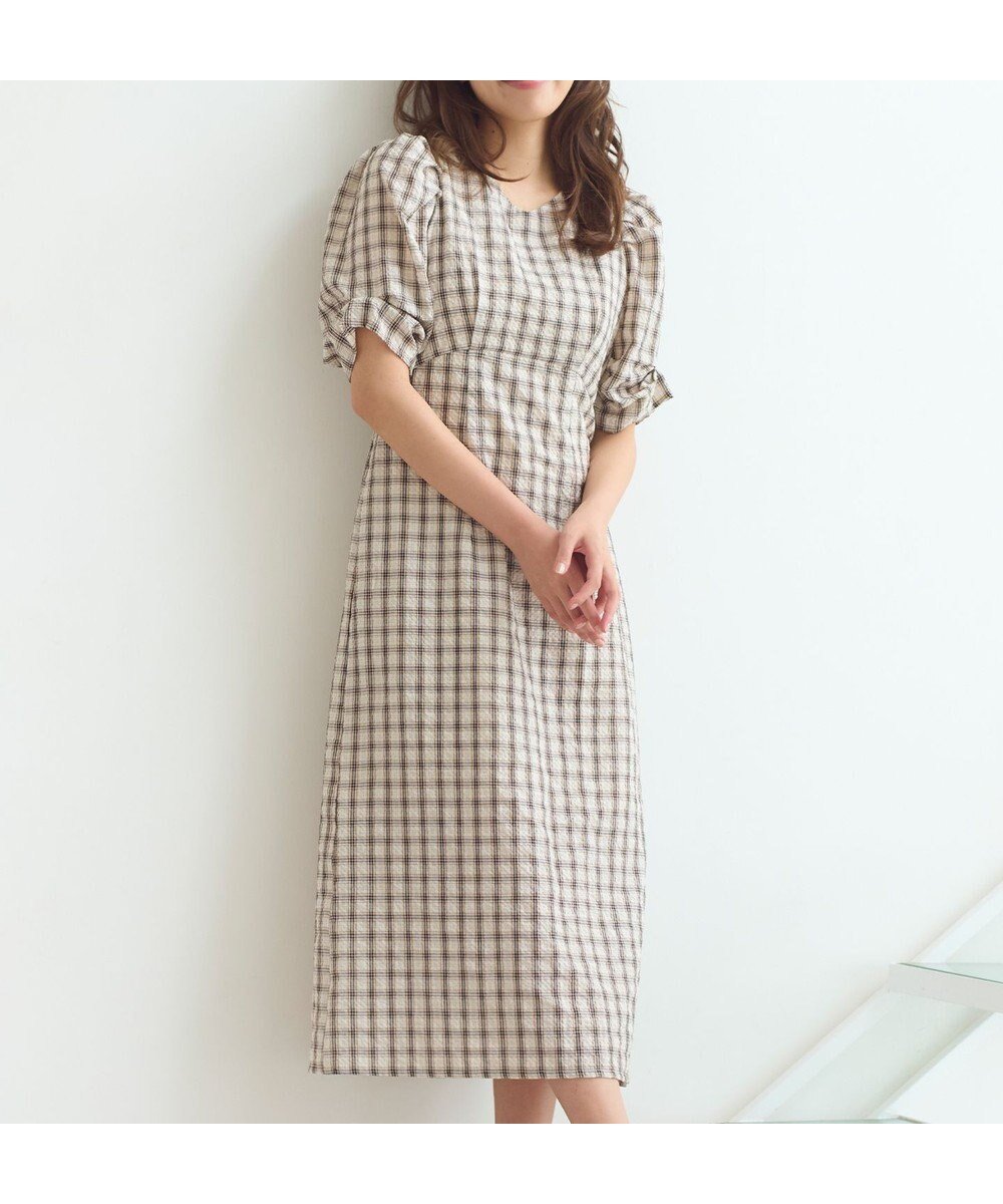 【フェルゥ/Feroux】の【洗える】サッカーチェック ワンピース 人気、トレンドファッション・服の通販 founy(ファニー) ファッション Fashion レディースファッション Fashion for Women ワンピース Dresses おすすめ Recommended / Our Picks ギャザー Gathered, Ruffled サッカー Seersucker, Summer Fabric スリーブ Sleeve, Long Sleeve / Short Sleeve チェック Check, Plaid, Tartan 夏 Summer 春 Spring S/S・春夏 SS, Spring/Summer, Warm Season 洗える Machine Washable other-1|ID: prp329100004548999 ipo3291000000034464297