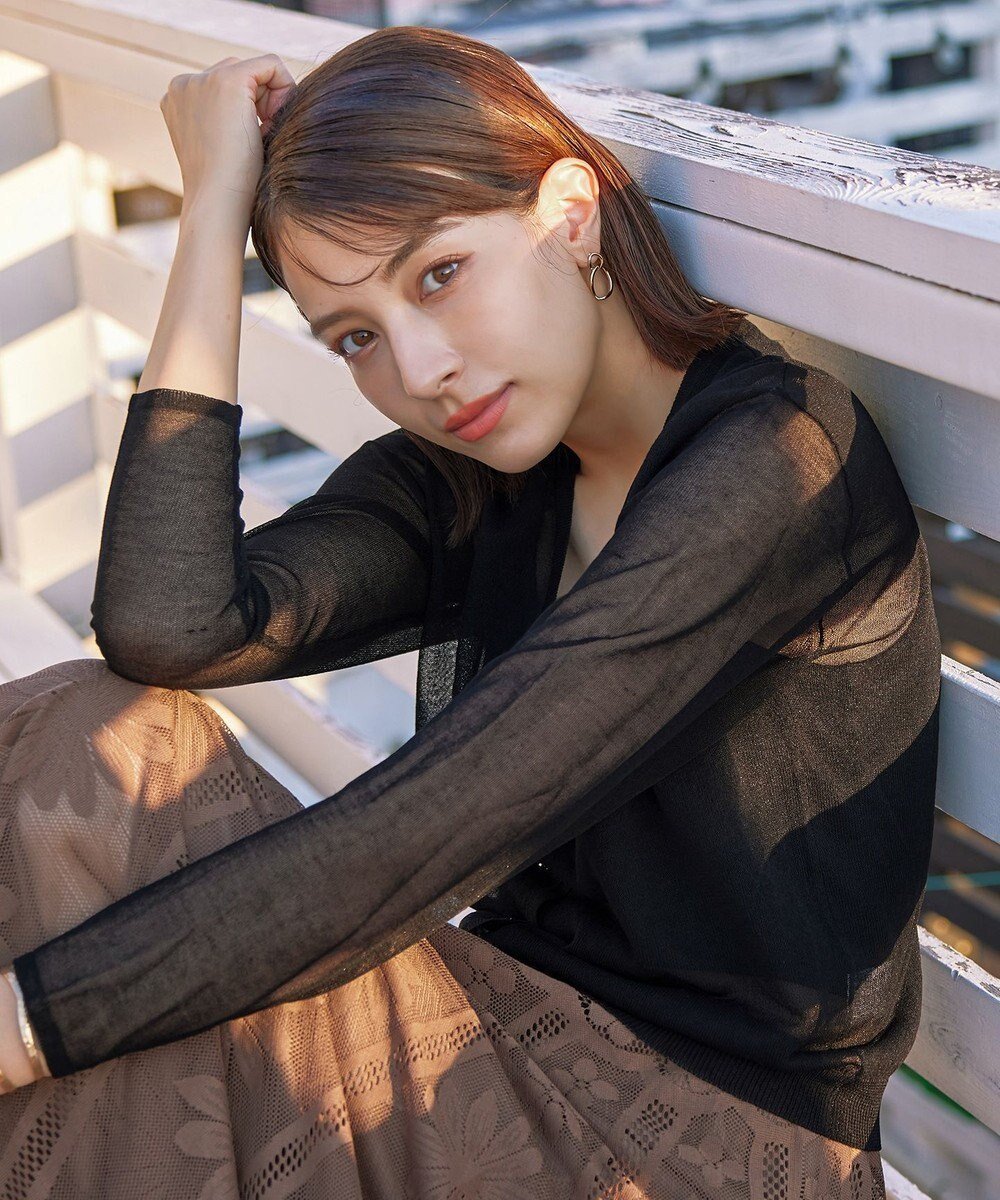 【ティアクラッセ/Tiaclasse】の【洗える】シアーショートカーディガン インテリア・キッズ・メンズ・レディースファッション・服の通販 founy(ファニー) ファッション Fashion レディースファッション Fashion for Women トップス・カットソー Cut & Sew Tops カーディガン・羽織り Layered Style Cardigans おすすめ Recommended / Our Picks ウォッシャブル Machine Washable カーディガン Cardigan, Knitwear サマー Summer, Summer Style シアー Sheer, See-Through シンプル Simple, Minimal バランス Balance, Style Balance ポケット Pocket, Pocket Detail 再入荷 Restock / Back in Stock 夏 Summer 新作・新入荷 New Arrivals / New In 春 Spring S/S・春夏 SS, Spring/Summer, Warm Season 洗える Machine Washable 長袖 Long Sleeve, Full Sleeve ブラック|ID: prp329100004549043 ipo3291000000035147328