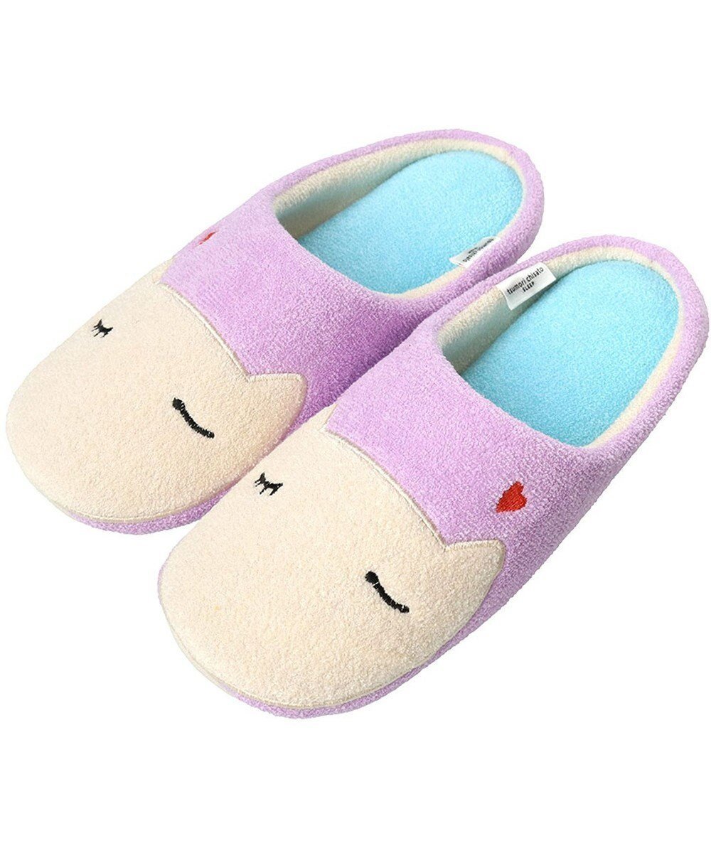 【ツモリチサト スリープ/tsumori chisato SLEEP】のツモリチサト スリッパ 綿100%パイル UEY515 /ワコール インテリア・キッズ・メンズ・レディースファッション・服の通販 founy(ファニー) 　ファッション　Fashion　レディースファッション　Ladies' Fashion Online　スリッパ　Slipper　ネコ　Cat　パジャマ　Pajamas　シェルベージュ|ID: prp329100004549046 ipo3291000000032565208