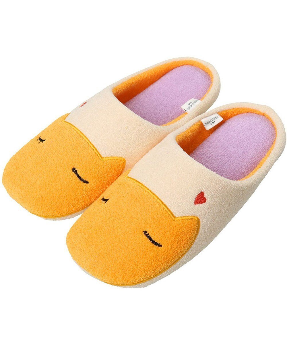 【ツモリチサト スリープ/tsumori chisato SLEEP】のツモリチサト スリッパ 綿100%パイル UEY515 /ワコール インテリア・キッズ・メンズ・レディースファッション・服の通販 founy(ファニー) 　ファッション　Fashion　レディースファッション　Ladies' Fashion Online　スリッパ　Slipper　ネコ　Cat　パジャマ　Pajamas　クリーム|ID: prp329100004549046 ipo3291000000032565210