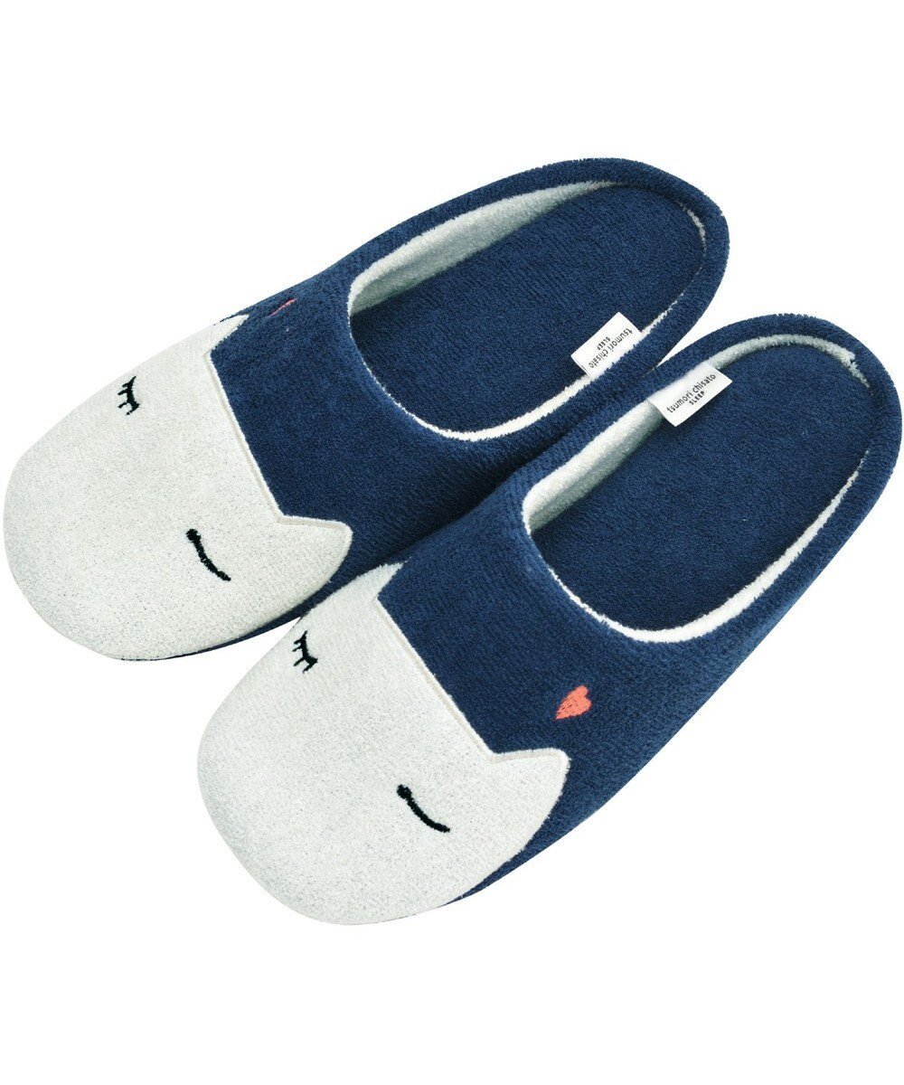 【ツモリチサト スリープ/tsumori chisato SLEEP】のツモリチサト スリッパ 綿100%パイル UEY515 /ワコール インテリア・キッズ・メンズ・レディースファッション・服の通販 founy(ファニー) 　ファッション　Fashion　レディースファッション　Ladies' Fashion Online　スリッパ　Slipper　ネコ　Cat　パジャマ　Pajamas　コン|ID: prp329100004549046 ipo3291000000032565213