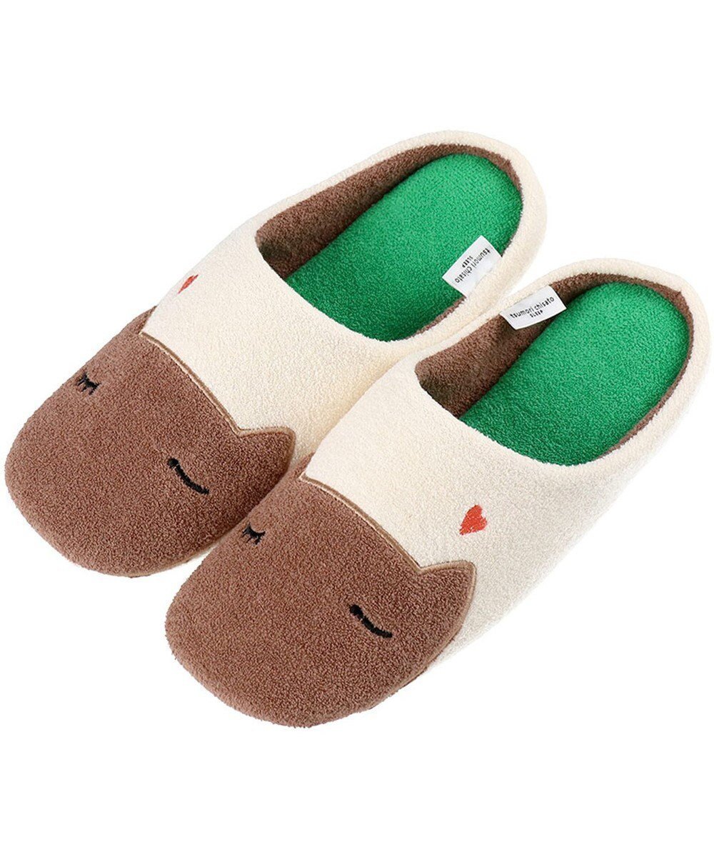 【ツモリチサト スリープ/tsumori chisato SLEEP】のツモリチサト スリッパ 綿100%パイル UEY515 /ワコール インテリア・キッズ・メンズ・レディースファッション・服の通販 founy(ファニー) ファッション Fashion レディースファッション Fashion for Women スリッパ Slippers, Room Shoes ネコ Cat, Feline Motif パジャマ Pajamas, Sleepwear ベージュ|ID: prp329100004549046 ipo3291000000033646549