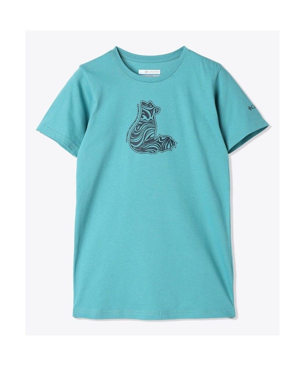 【コロンビア/Columbia / KIDS】のColumbia/ 【KIDS】ミッションレイクショートスリーブグラフィックシャツ /コロンビア インテリア・キッズ・メンズ・レディースファッション・服の通販 founy(ファニー) 　ファッション　Fashion　キッズファッション　Fashion for Kids　トップス・カットソー　Cut & Sew Tops　カットソー　Cut and Sewn Top　グラフィック　Graphic, Graphic Design　シンプル　Simple, Minimal　フィット　Fit, Slim Fit　再入荷　Restock / Back in Stock　半袖　Short Sleeve, Half Sleeve　夏　Summer　S/S・春夏　SS, Spring/Summer, Warm Season　A/W・秋冬　Autumn/Winter　Teal、 Foxy Swirl|ID: prp329100004549234 ipo3291000000033089350