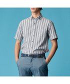 【ジョセフ アブード/JOSEPH ABBOUD / MEN】の【サステイナブル】ソアロンストライプ 半袖 シャツ パープル系1|ID: prp329100004549238 ipo3291000000032675063