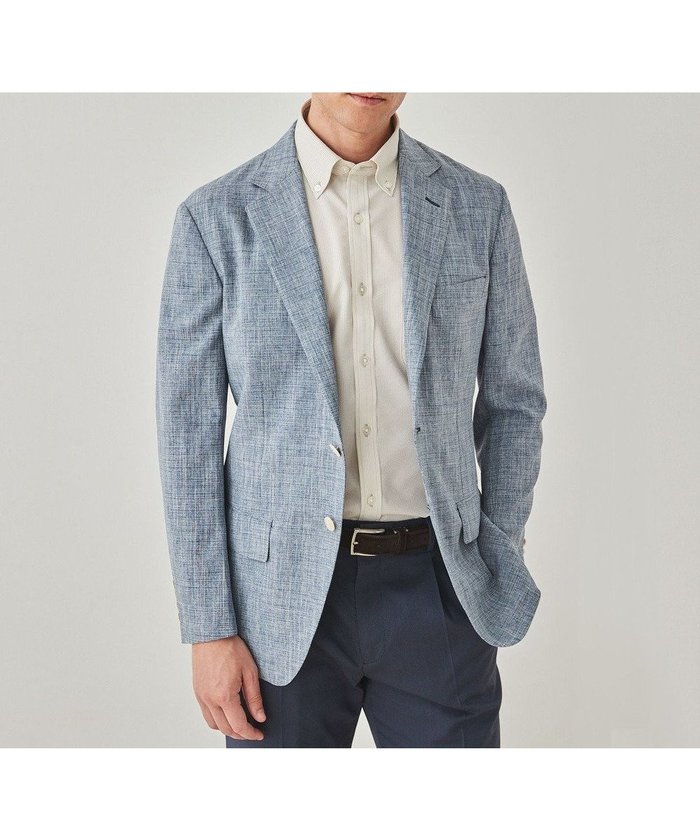 【五大陸/gotairiku / MEN】のウォッシャブルに進化【洗える/シワになりにくい/ストレッチ】タイワンタフタ ジャケット インテリア・キッズ・メンズ・レディースファッション・服の通販 founy(ファニー) https://founy.com/ ファッション Fashion メンズファッション Fashion for Men アウター Men's Coats Outerwear テーラードジャケット Tailored Jackets & Blazers ウォッシャブル Machine Washable シェイプ Shape, Slim Fit シャンブレー Chambray, Denim-Like Fabric ジャケット Jacket, Outerwear ストレッチ Stretch, Stretchy Fabric タフタ Taffeta, Structured Fabric ビジネス 仕事 通勤 Business / Work / Commuting レギュラー Regular, Standard Fit 人気 Popular, Best Seller 夏 Summer 春 Spring S/S・春夏 SS, Spring/Summer, Warm Season 洗える Machine Washable 軽量 Lightweight, Ultra Light |ID: prp329100004549239 ipo3291000000032990832