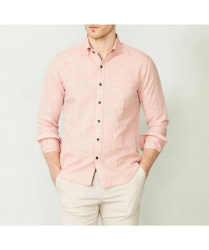 【ジョセフ アブード/JOSEPH ABBOUD / MEN】の【カラー豊富/サステイナブル】リヨセルリネンサッカーシャツ インテリア・キッズ・メンズ・レディースファッション・服の通販 founy(ファニー) https://founy.com/ ファッション Fashion メンズファッション Fashion for Men トップス・カットソー Cut & Sew Tops メンズシャツ Shirts インナー Innerwear 春 Spring カットソー Cut and Sewn Top サッカー Seersucker, Summer Fabric ジャケット Jacket, Outerwear ランダム Random, Irregular リネン Linen, Linen Fabric S/S・春夏 SS, Spring/Summer, Warm Season おすすめ Recommended / Our Picks 夏 Summer エレガント 上品 Elegant |ID: prp329100004549252 ipo3291000000032475965