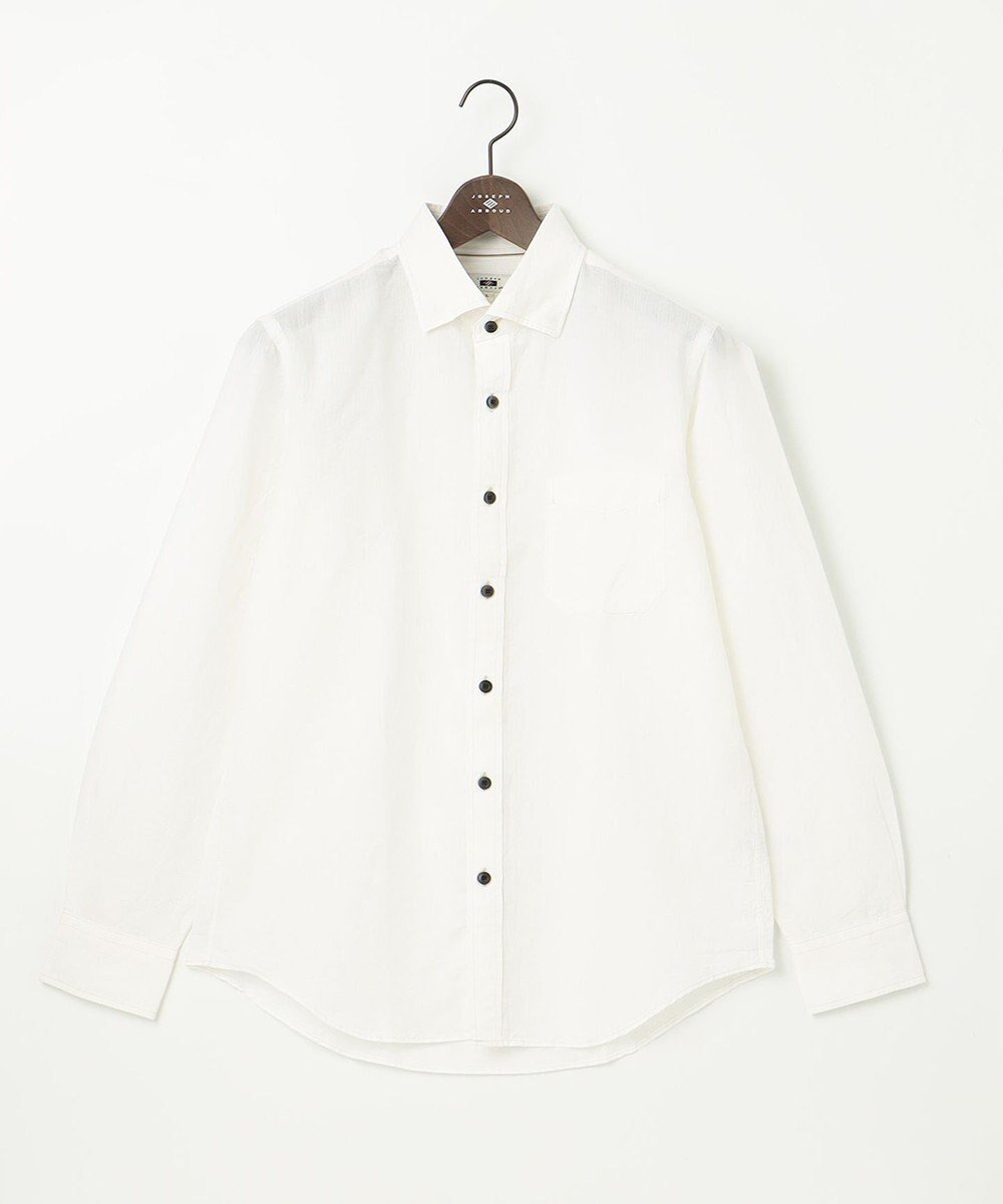 【ジョセフ アブード/JOSEPH ABBOUD / MEN】の【カラー豊富/サステイナブル】リヨセルリネンサッカーシャツ インテリア・キッズ・メンズ・レディースファッション・服の通販 founy(ファニー) 　ファッション　Fashion　メンズファッション　Fashion for Men　トップス・カットソー　Cut & Sew Tops　メンズシャツ　Shirts　インナー　Innerwear　春　Spring　カットソー　Cut and Sewn Top　サッカー　Seersucker, Summer Fabric　ジャケット　Jacket, Outerwear　ランダム　Random, Irregular　リネン　Linen, Linen Fabric　S/S・春夏　SS, Spring/Summer, Warm Season　おすすめ　Recommended / Our Picks　夏　Summer　エレガント 上品　Elegant　ホワイト系|ID: prp329100004549252 ipo3291000000032475969