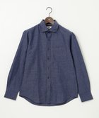 【ジョセフ アブード/JOSEPH ABBOUD / MEN】の【カラー豊富/サステイナブル】リヨセルリネンサッカーシャツ ダルブルー系|ID: prp329100004549252 ipo3291000000032475971