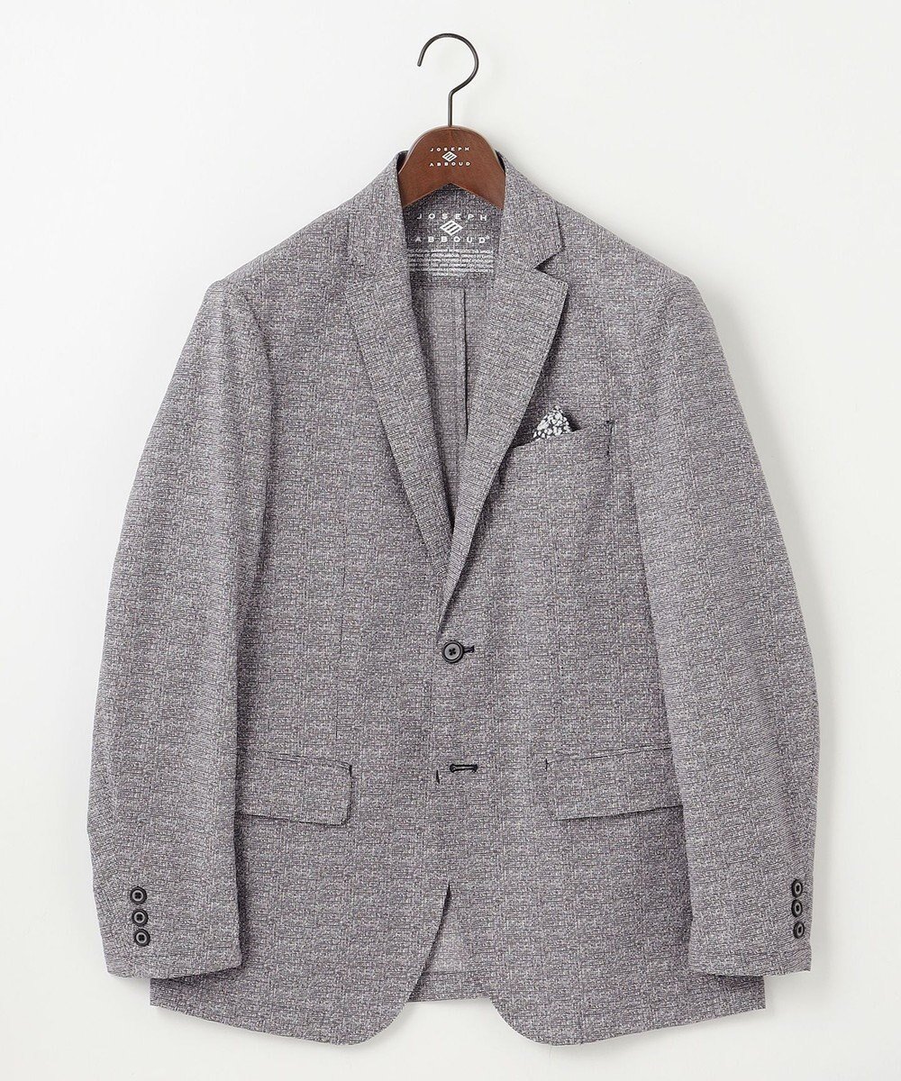 【ジョセフ アブード マウンテン/JOSEPH ABBOUD MOUNTAIN / MEN】の夏の多機能ジャケット【WEB限定・洗える・ストレッチ・防シワ・速乾】2WAYストレッチサッカー ジャケット インテリア・キッズ・メンズ・レディースファッション・服の通販 founy(ファニー) 　ファッション　Fashion　メンズファッション　Men's Style Online　アウター　Coats Outerwear/Men　テーラードジャケット　Tailored Jackets　ウォッシャブル　Washable　春　Spring　洗える　Washable　吸水　Water Absorption　軽量　Lightweight　サッカー　Soccer　シンプル　Simple　ジャケット　Jacket　ストレッチ　Stretch　セットアップ　Set Up　テーラード　Tailored　フィット　Fit　プリント　Print　ポケット　Pocket　S/S・春夏　Ss・Spring/Summer　夏　Summer　ビジネス 仕事 通勤　Business　ライトグレー系|ID: prp329100004549254 ipo3291000000032649572