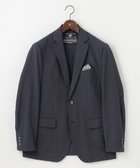 【ジョセフ アブード マウンテン/JOSEPH ABBOUD MOUNTAIN / MEN】の夏の多機能ジャケット【WEB限定・洗える・ストレッチ・防シワ・速乾】2WAYストレッチサッカー ジャケット ネイビー系|ID: prp329100004549254 ipo3291000000032649573