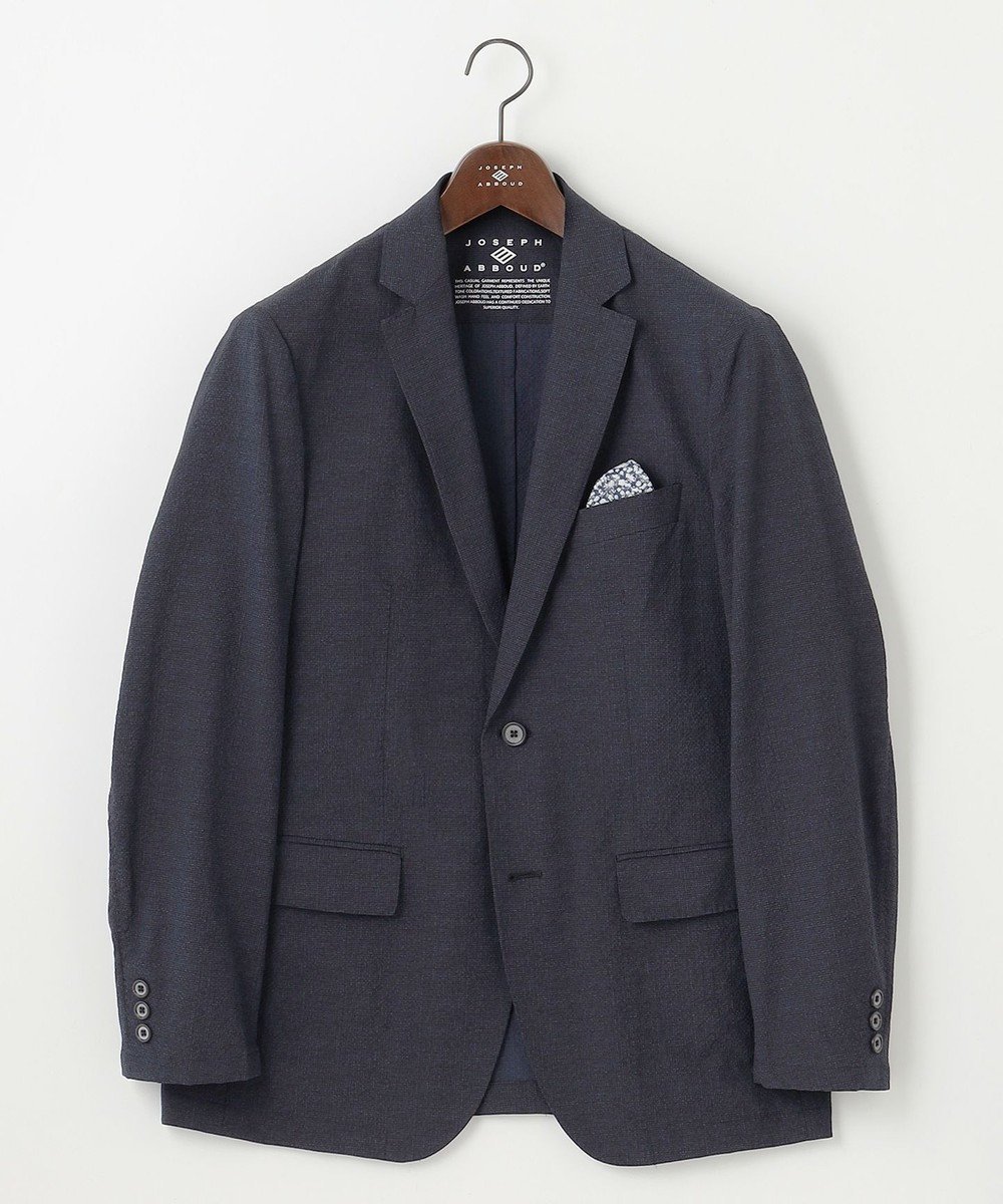 【ジョセフ アブード マウンテン/JOSEPH ABBOUD MOUNTAIN / MEN】の夏の多機能ジャケット【WEB限定・洗える・ストレッチ・防シワ・速乾】2WAYストレッチサッカー ジャケット インテリア・キッズ・メンズ・レディースファッション・服の通販 founy(ファニー) 　ファッション　Fashion　メンズファッション　Men's Style Online　アウター　Coats Outerwear/Men　テーラードジャケット　Tailored Jackets　ウォッシャブル　Washable　春　Spring　洗える　Washable　吸水　Water Absorption　軽量　Lightweight　サッカー　Soccer　シンプル　Simple　ジャケット　Jacket　ストレッチ　Stretch　セットアップ　Set Up　テーラード　Tailored　フィット　Fit　プリント　Print　ポケット　Pocket　S/S・春夏　Ss・Spring/Summer　夏　Summer　ビジネス 仕事 通勤　Business　ネイビー系|ID: prp329100004549254 ipo3291000000032649573