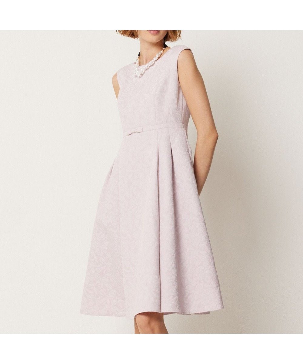 【トッカ/TOCCA】の【WEB限定カラーあり】【消臭・洗える】RIBBON LABYRINTH JACQUARD ドレス インテリア・キッズ・メンズ・レディースファッション・服の通販 founy(ファニー) 　ファッション　Fashion　レディースファッション　Fashion for Women　ワンピース　Dresses　フォーマル・パーティードレス・結婚式用ドレス　Elegant & Casual Dresses　ジャカード／ジャガード　Jacquard, Woven Pattern　ドレス　Dress, One-Piece　リボン　Ribbon, Bow　再入荷　Restock / Back in Stock　夏　Summer　S/S・春夏　SS, Spring/Summer, Warm Season　洗える　Machine Washable　A/W・秋冬　Autumn/Winter　ピンク系|ID: prp329100004549272 ipo3291000000033231227