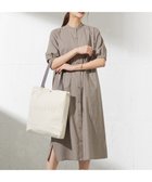 【ジェイ プレス/J.PRESS】の【洗える】麻ポリエステルストレッチ ワンピース モカシャンブレー系|ID: prp329100004549274 ipo3291000000032151870