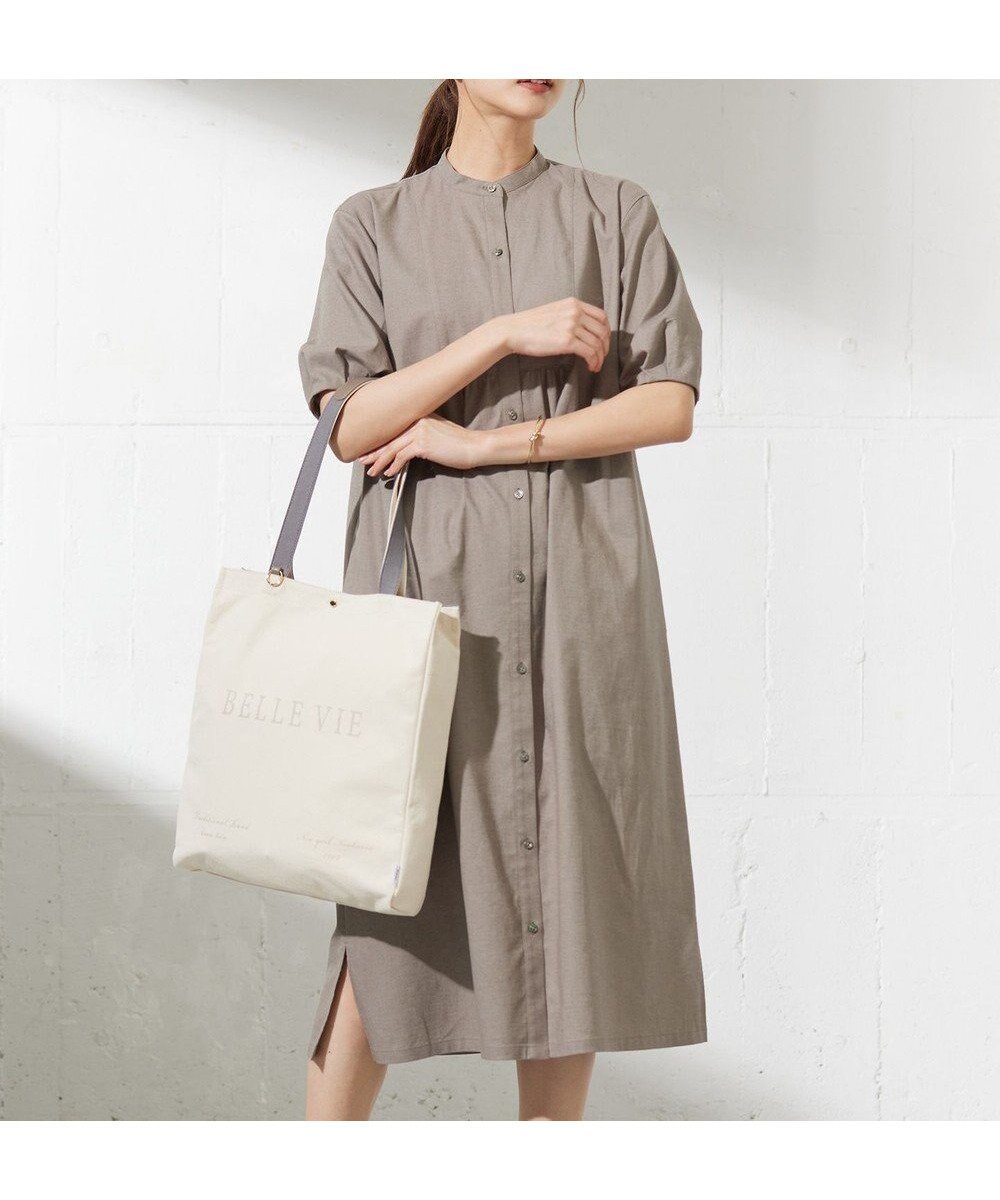 【ジェイ プレス/J.PRESS】の【洗える】麻ポリエステルストレッチ ワンピース インテリア・キッズ・メンズ・レディースファッション・服の通販 founy(ファニー) 　ファッション　Fashion　レディースファッション　WOMEN　ワンピース　Dress　シャツワンピース　Shirt Dresses　ウォッシャブル　Washable　春　Spring　洗える　Washable　秋　Autumn/Fall　切替　Switching　シャンブレー　Chambray　ストレッチ　Stretch　スリット　Slit　定番　Standard　ペチコート　Petticoat　ポケット　Pocket　羽織　Haori　S/S・春夏　Ss・Spring/Summer　おすすめ　Recommend　夏　Summer　エレガント 上品　Elegant　モカシャンブレー系|ID: prp329100004549274 ipo3291000000032220863