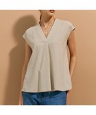 【ベイジ,/BEIGE,】のCAROLE / ペプラムブラウス Sand|ID: prp329100004549283 ipo3291000000034283128