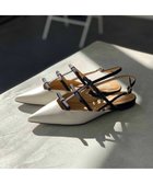 【モード エ ジャコモ/MODE ET JACOMO】のMODE ET JACOMO リボンフラットバックベルトパンプス 人気、トレンドファッション・服の通販 founy(ファニー) ファッション Fashion レディースファッション WOMEN バッグ Bag ベルト Belts オケージョン Occasion クール Cool コンビ Combination サテン Satin シューズ Shoes スリム Slim ソックス Socks タイツ Tights ドレス Dress フェミニン Feminine ラップ Wrap リボン Ribbon thumbnail ホワイトコンビ|ID: prp329100004549285 ipo3291000000032151927