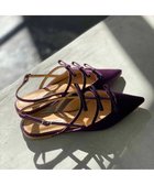 【モード エ ジャコモ/MODE ET JACOMO】のMODE ET JACOMO リボンフラットバックベルトパンプス 人気、トレンドファッション・服の通販 founy(ファニー) ファッション Fashion レディースファッション WOMEN バッグ Bag ベルト Belts オケージョン Occasion クール Cool コンビ Combination サテン Satin シューズ Shoes スリム Slim ソックス Socks タイツ Tights ドレス Dress フェミニン Feminine ラップ Wrap リボン Ribbon thumbnail パープルキジ|ID: prp329100004549285 ipo3291000000032151929